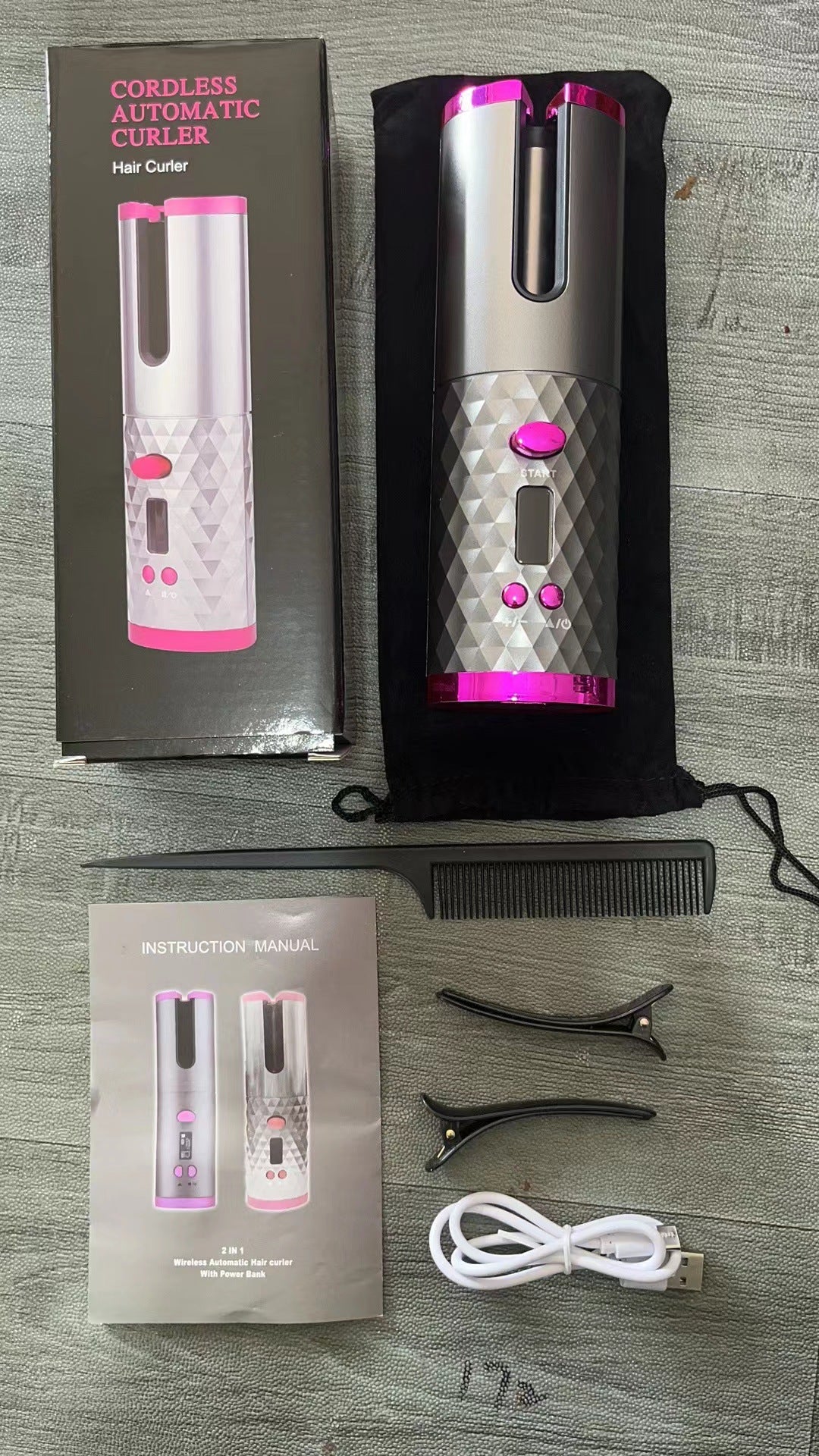 Cordless Automatic Hair Curler